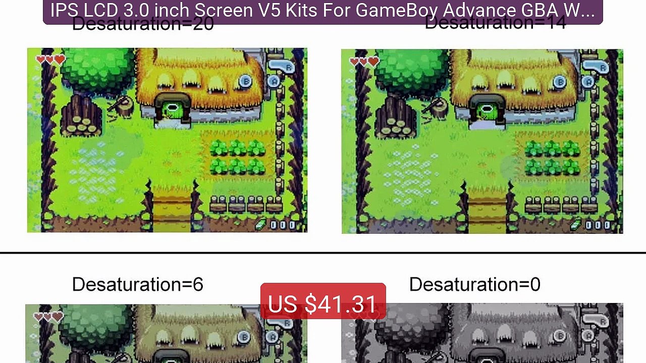 IPS LCD 3.0 inch Screen V5 Kits For GameBoy Advance GBA With C... -- Best Buy 2026 | Great Quality!