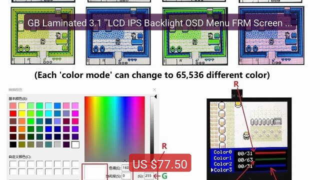 GB Laminated 3.1 ''LCD IPS Backlight OSD Menu FRM Screen Kit ... Amazing Value 2026 | Must Have!