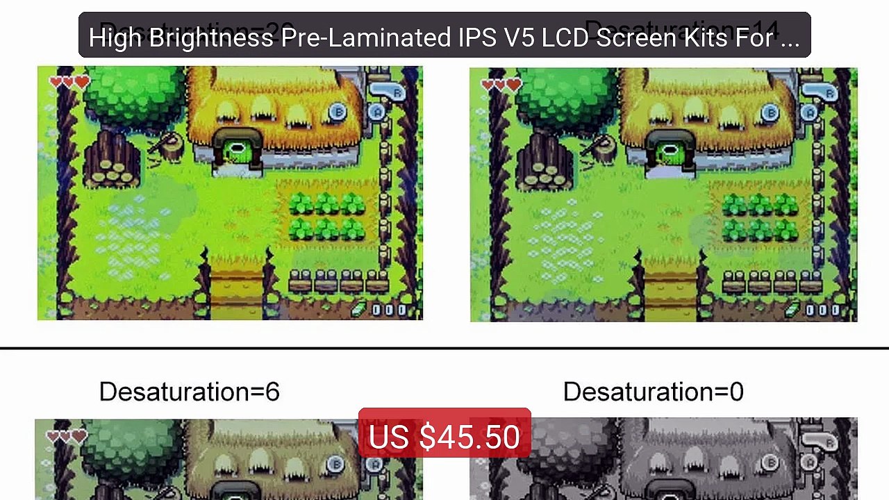 High Brightness Pre-Laminated IPS V5 LCD Screen Kits For GBA W/Rech... -- Top Rated 2026 | Buy Now!