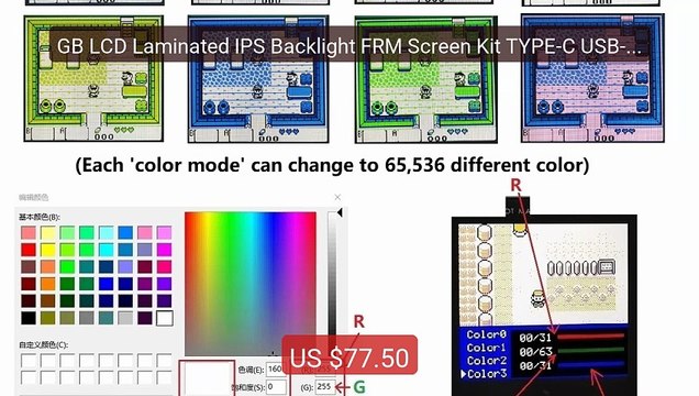 GB LCD Laminated IPS Backlight FRM Screen Kit TYPE-C USB-C Recharg... Best Deal 2026 | Shop Now!