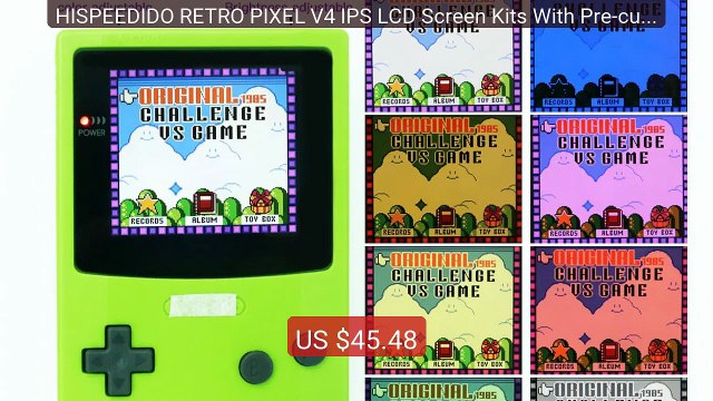 HISPEEDIDO RETRO PIXEL V4 IPS LCD Screen Kits With Pre-cut She... Hot Deal 2026 | Limited Offer!