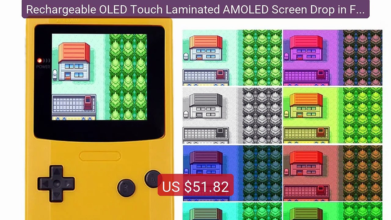 Rechargeable OLED Touch Laminated AMOLED Screen Drop in For GBC Gam... -- Top Rated 2026 | Buy Now!
