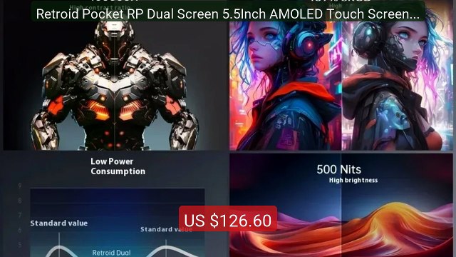 Retroid Pocket RP Dual Screen 5.5Inch AMOLED Touch Screen Back... Hot Deal 2026 | Limited Offer!