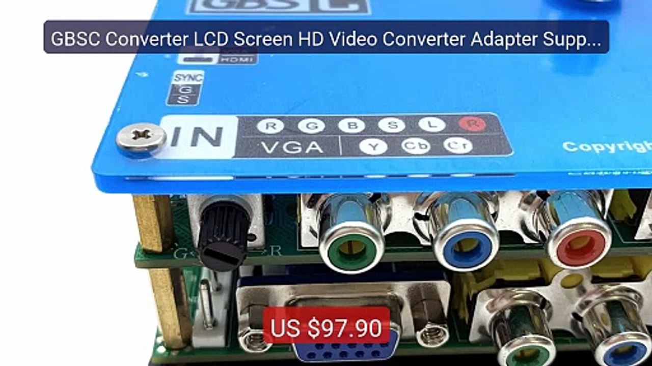 GBSC Converter LCD Screen HD Video Converter Adapter Supports ... -- Best Buy 2026 | Great Quality!