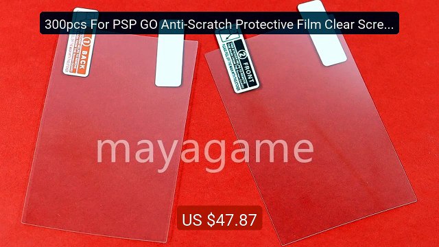 300pcs For PSP GO Anti-Scratch Protective Film Clear Screen Pr... Hot Deal 2026 | Limited Offer!