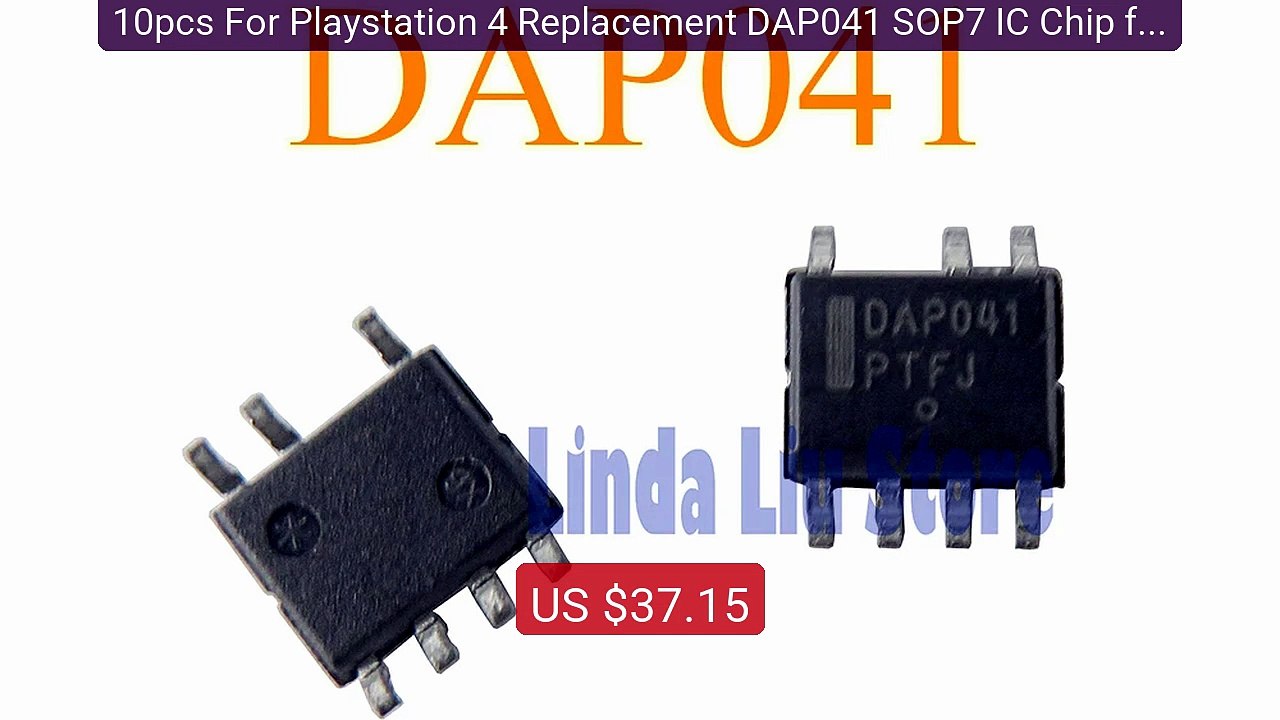 10pcs For Playstation 4 Replacement DAP041 SOP7 IC Chip for PS4 Con... -- Top Rated 2026 | Buy Now!