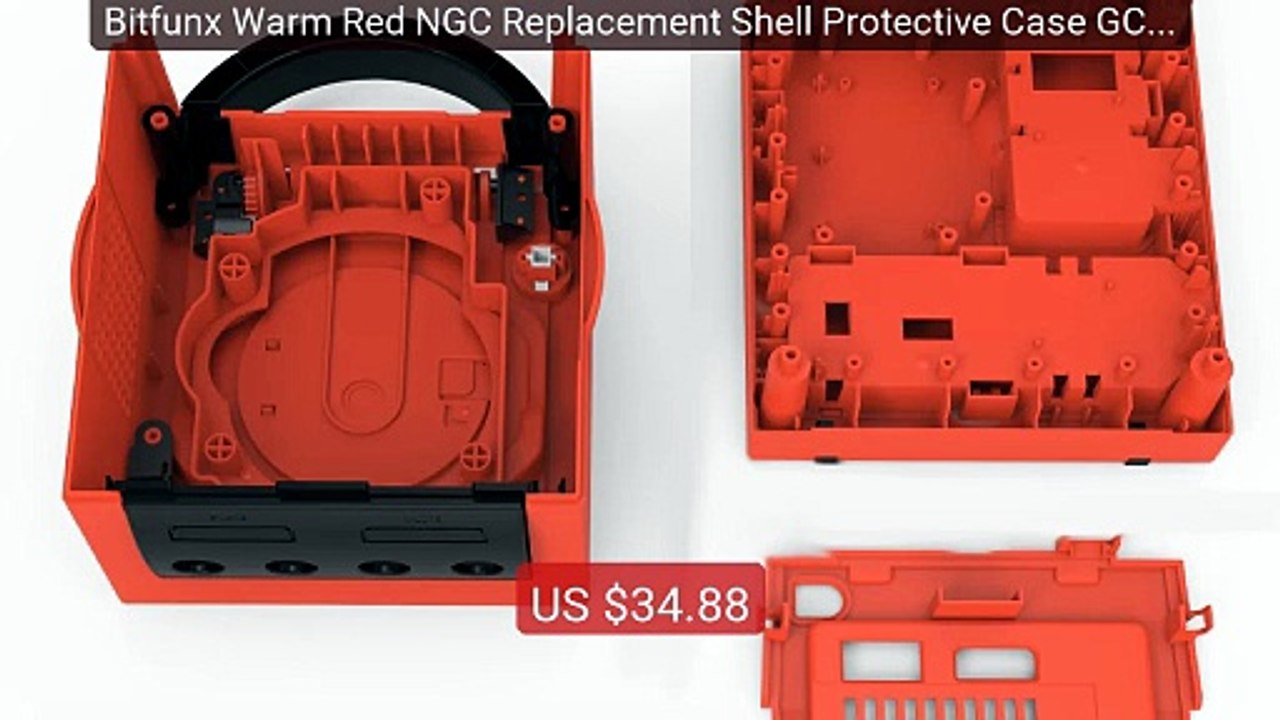 Bitfunx Warm Red NGC Replacement Shell Protective Case GC Gam... -- Amazing Value 2026 | Must Have!