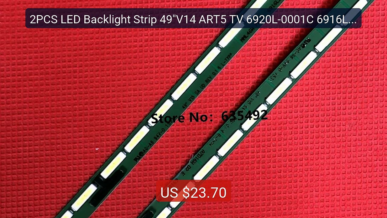2PCS LED Backlight Strip 49"V14 ART5 TV 6920L-0001C 6916L-1... -- Top Pick 2026 | Unbeatable Price!