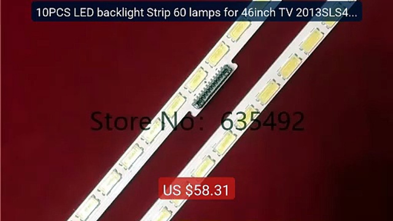 10PCS LED backlight Strip 60 lamps for 46inch TV 2013SLS46 703... -- Hot Deal 2026 | Limited Offer!