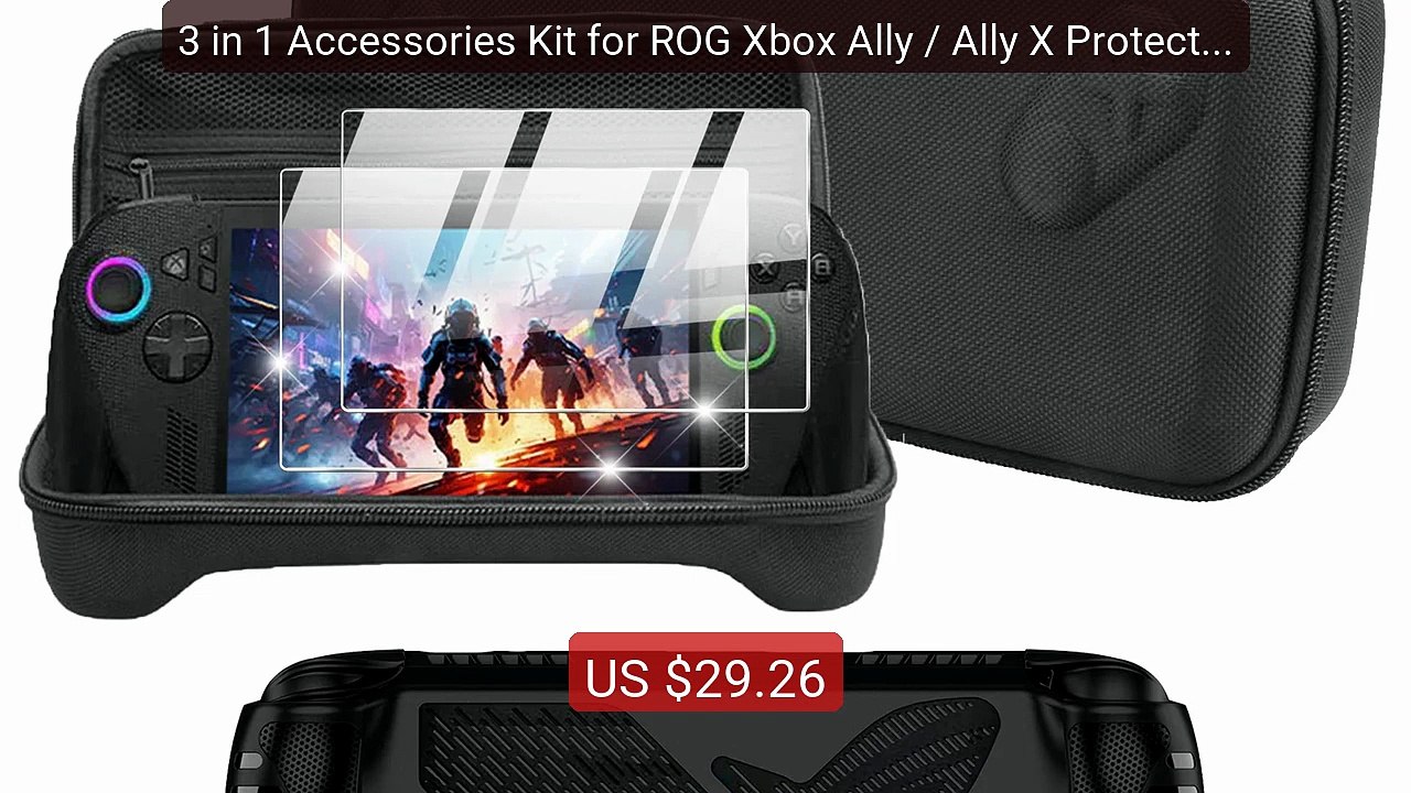 3 in 1 Accessories Kit for ROG Xbox Ally / Ally X Protective C... -- Hot Deal 2026 | Limited Offer!