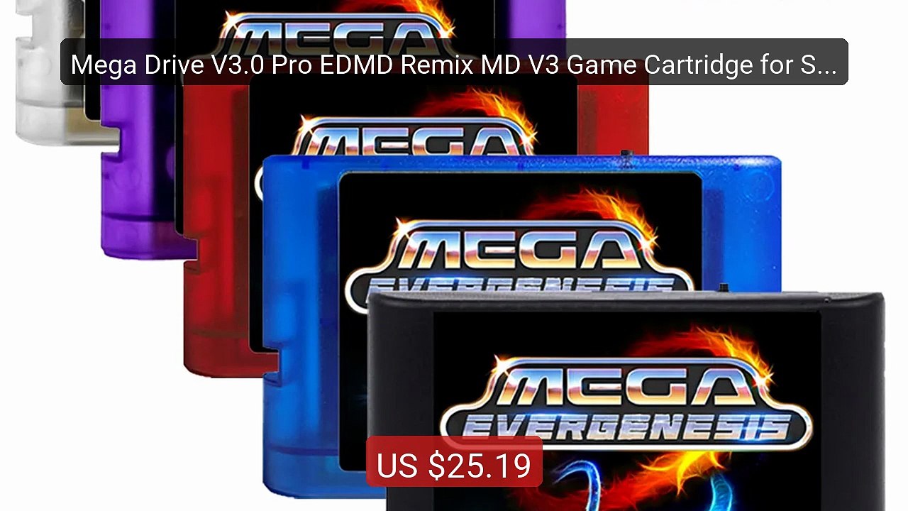 Mega Drive V3.0 Pro EDMD Remix MD V3 Game Cartridge for SEGA M... -- Best Buy 2026 | Great Quality!