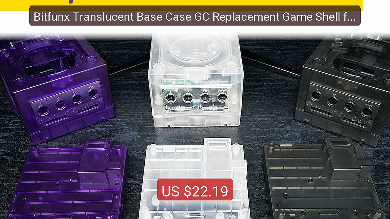 Bitfunx Translucent Base Case GC Replacement Game Shell for GBA Gam... -- Top Rated 2026 | Buy Now!
