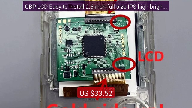 GBP LCD Easy to install 2.6-inch full size IPS high brightness... Best Buy 2026 | Great Quality!