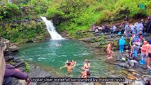 They Found a Beautiful Waterfall… Then Took the Leap  #travel #waterfall #usa