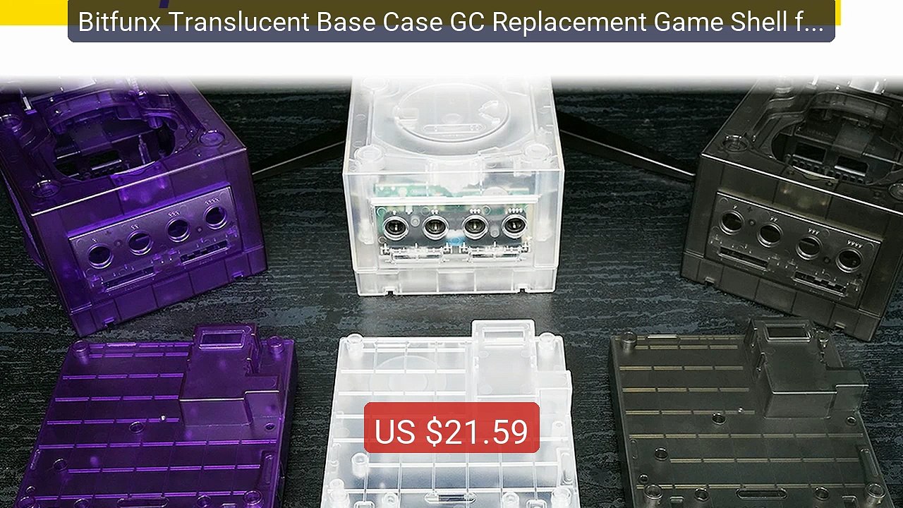 Bitfunx Translucent Base Case GC Replacement Game Shell for GBA Gam... -- Top Rated 2026 | Buy Now!