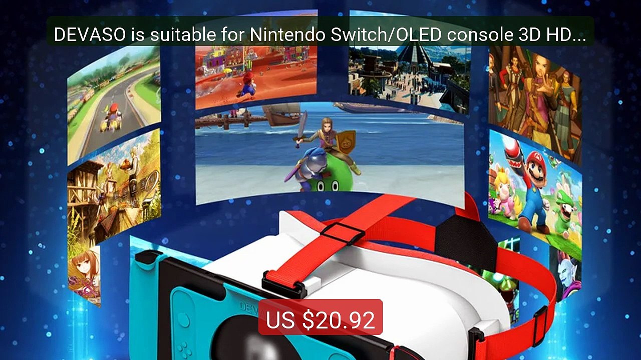 DEVASO is suitable for Nintendo Switch/OLED console 3D HD VR ... -- Amazing Value 2026 | Must Have!
