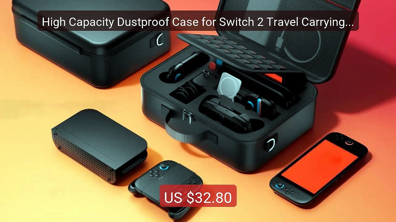 High Capacity Dustproof Case for Switch 2 Travel Carrying Stan... -- Best Buy 2026 | Great Quality!