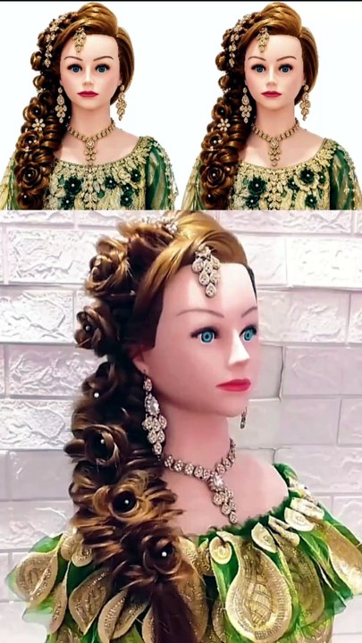 front hairstyle|ladies hair style for wedding|bridal hairstyle|party hairstyle|easy hairstyles  Your Queries. bridal hairstyle open hair, kashees hairstyle, messy braid hairstyle, wedding hairstyles open hair, braid hairstyle for wedding,3 BRIDAL HAIRSTYL