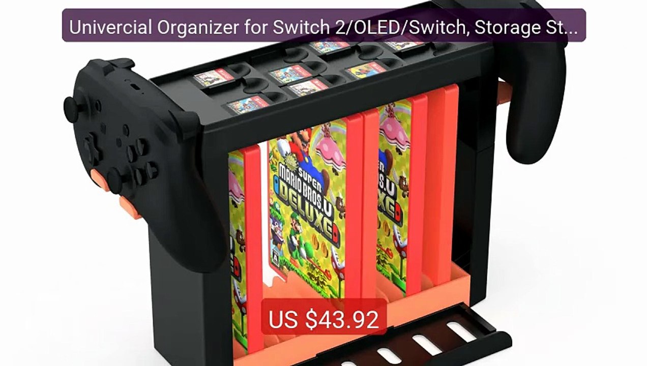 Univercial Organizer for Switch 2/OLED/Switch, Storage Stand f... -- Best Buy 2026 | Great Quality!