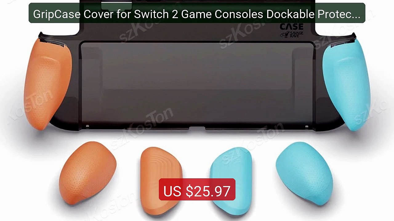 GripCase Cover for Switch 2 Game Consoles Dockable Protective ... -- Hot Deal 2026 | Limited Offer!