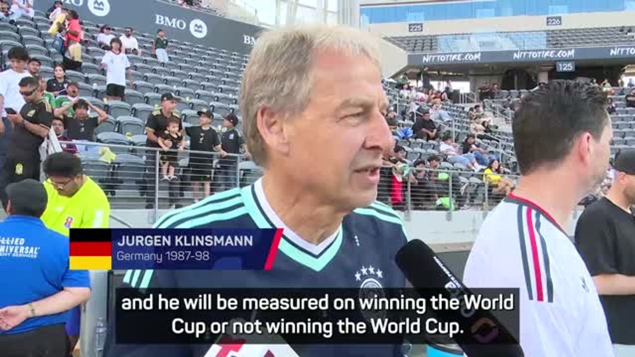 Klinsmann knows expectations will be sky-high for Nagelsmann