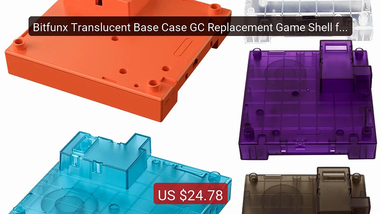 Bitfunx Translucent Base Case GC Replacement Game Shell for GBA Ga... -- Best Deal 2026 | Shop Now!