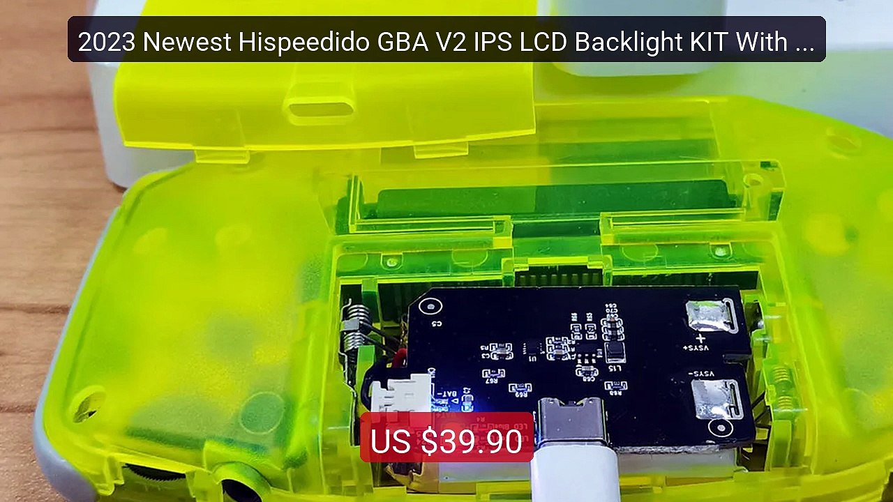 2023 Newest Hispeedido GBA V2 IPS LCD Backlight KIT With 1800... -- Amazing Value 2026 | Must Have!