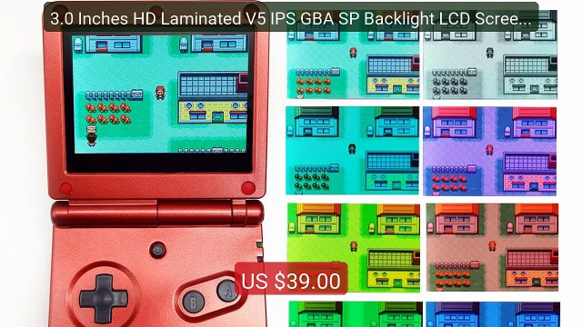 3.0 Inches HD Laminated V5 IPS GBA SP Backlight LCD Screen Mod Kit... Best Deal 2026 | Shop Now!