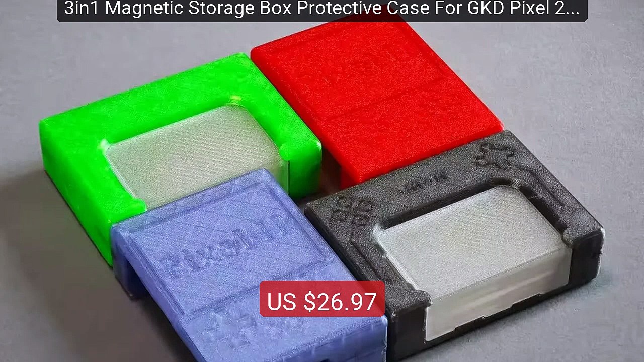 3in1 Magnetic Storage Box Protective Case For GKD Pixel 2 Console -- Best Buy 2026 | Great Quality!