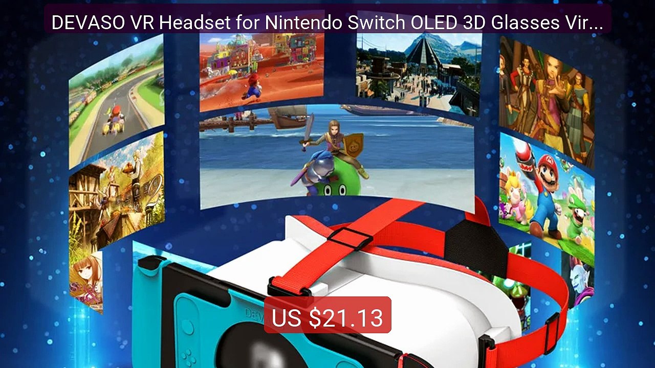 DEVASO VR Headset for Nintendo Switch OLED 3D Glasses Virtual Reali... -- Top Rated 2026 | Buy Now!