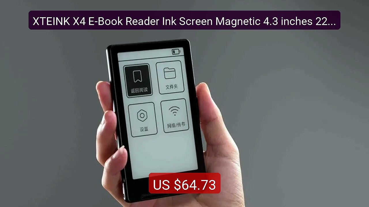 XTEINK X4 E-Book Reader Ink Screen Magnetic 4.3 inches 220ppi Ligh... -- Best Deal 2026 | Shop Now!