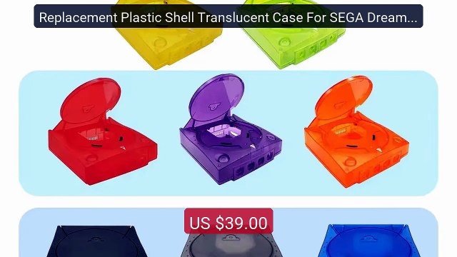 Replacement Plastic Shell Translucent Case For SEGA Dreamcast DC Re... Top Rated 2026 | Buy Now!