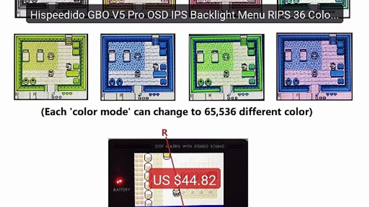 Hispeedido GBO V5 Pro OSD IPS Backlight Menu RIPS 36 Color Kit For ... -- Top Rated 2026 | Buy Now!