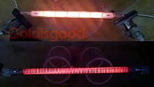 580mm 380v 2500w Clear Infrared Quartz Heat Lamp With Ce Certification For Silicon wafer manufacturing process in Semiconductor