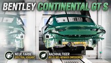 Bentley Continental GT S | Bentleys Zukunftsstrategie in der Lackiererei