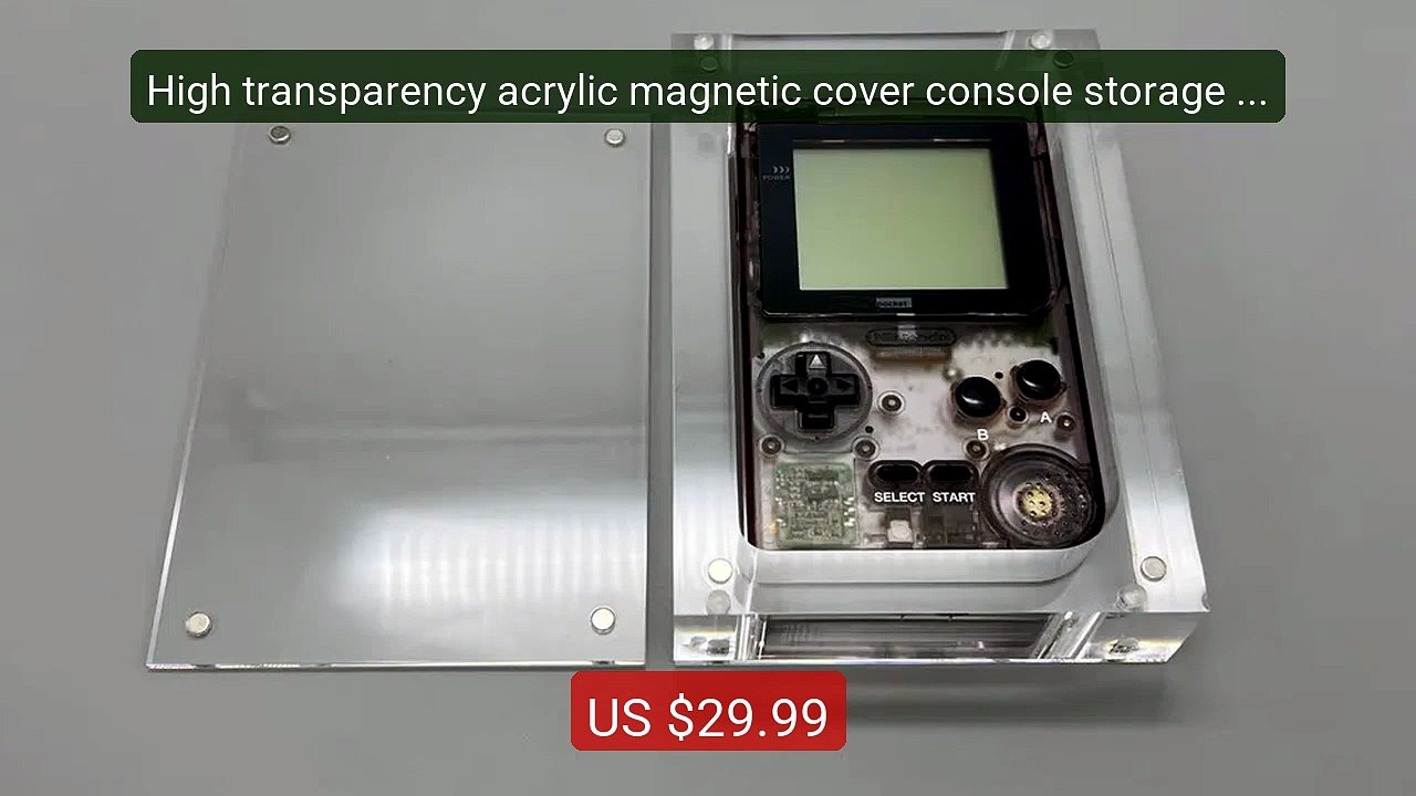 High transparency acrylic magnetic cover console storage bo... -- Top Pick 2026 | Unbeatable Price!