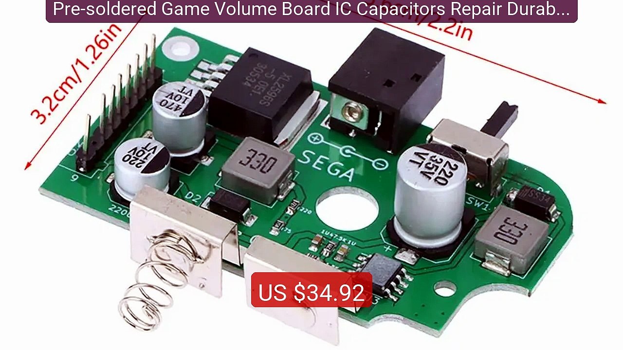 Pre-soldered Game Volume Board IC Capacitors Repair Durable Game Po... -- Top Rated 2026 | Buy Now!