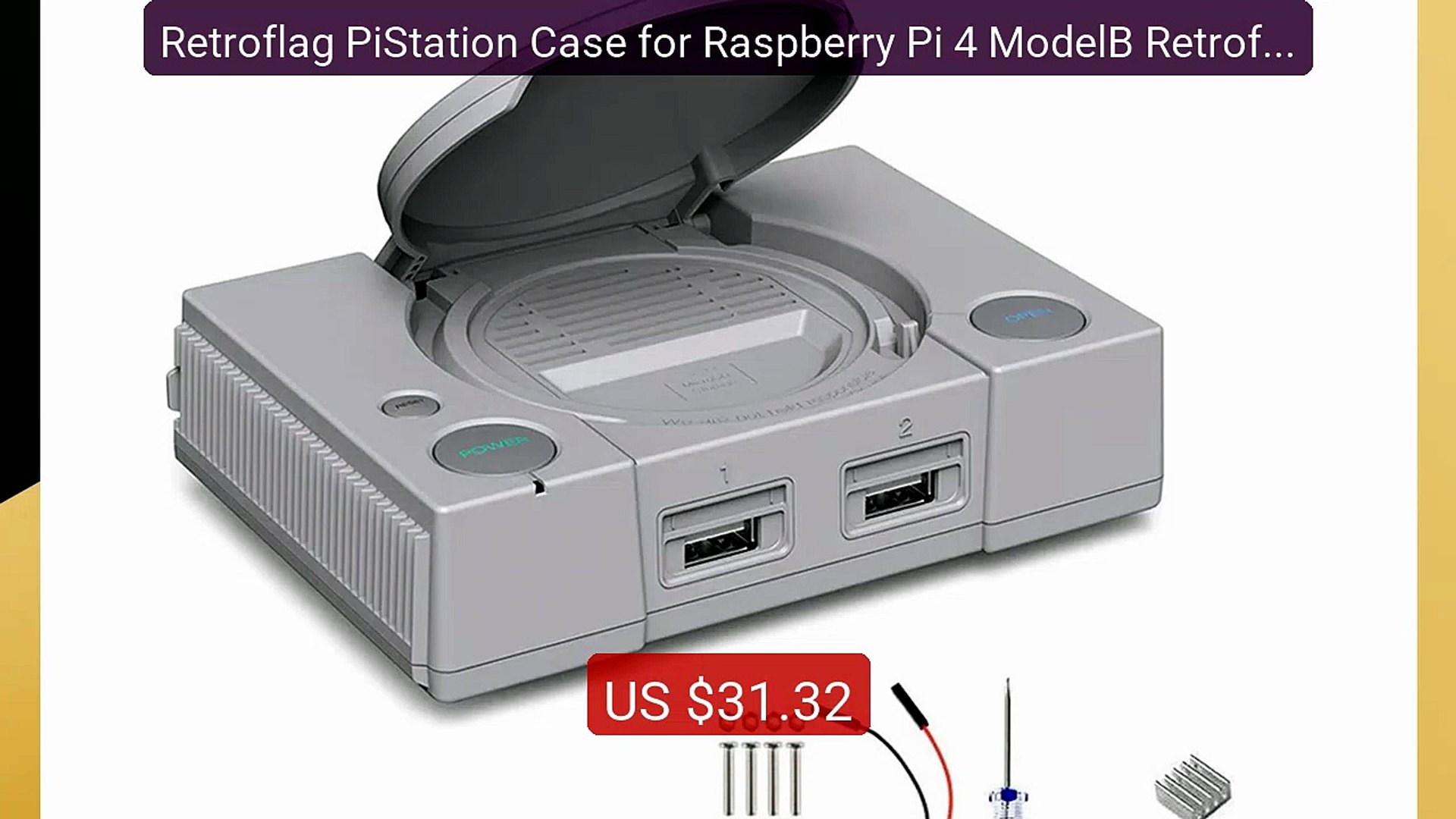 ⁣Retroflag PiStation Case for Raspberry Pi 4 ModelB Retrofla... -- Top Pick 2026 | Unbeatable Price!