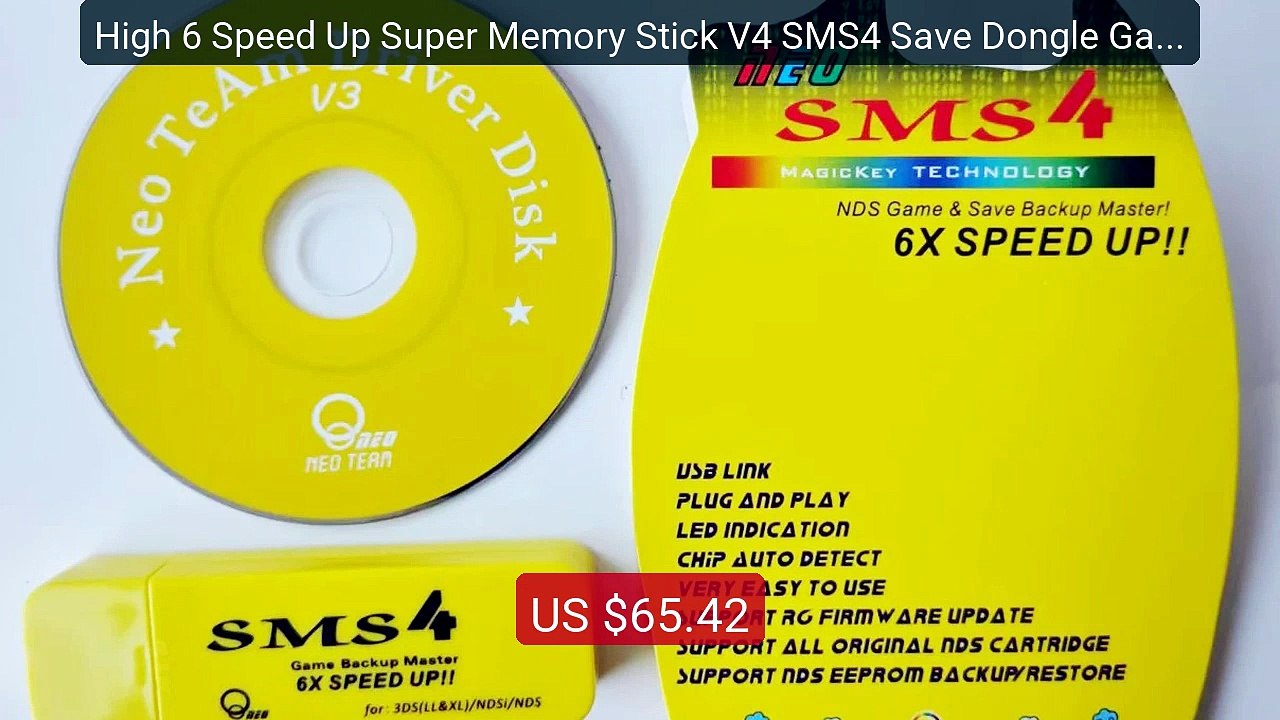 High 6 Speed Up Super Memory Stick V4 SMS4 Save Dongle Game D... -- Amazing Value 2026 | Must Have!