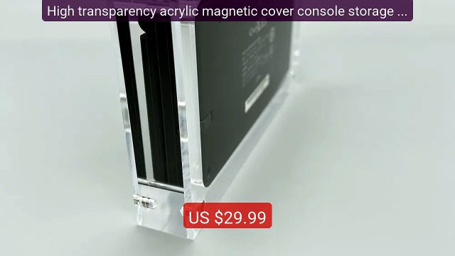 High transparency acrylic magnetic cover console storage box ... Amazing Value 2026 | Must Have!
