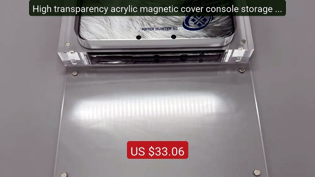 High transparency acrylic magnetic cover console storage box f... Best Buy 2026 | Great Quality!
