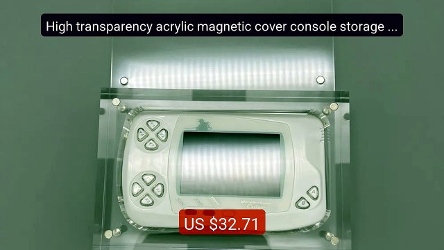 High transparency acrylic magnetic cover console storage box ... Amazing Value 2026 | Must Have!