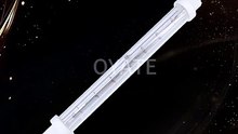 Jacketed halogen heat lamps 550mm 220v 250w  ir lights for warming