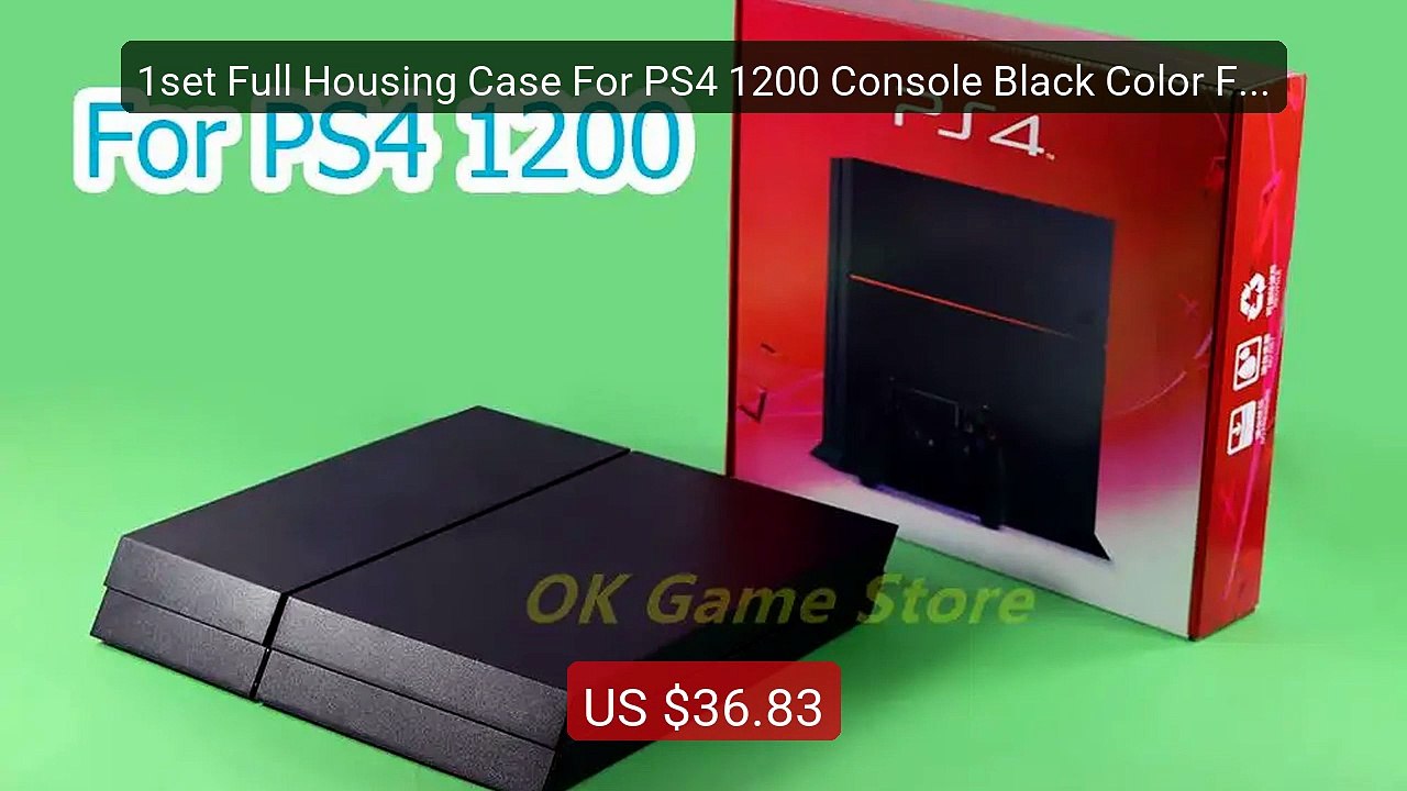 1set Full Housing Case For PS4 1200 Console Black Color For... -- Top Pick 2026 | Unbeatable Price!