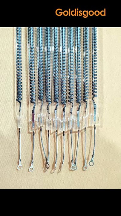 840mm 220v 230v 2000w 1500w Heating Elements Carbon Fiber Infrared Heat Lamp For Drying Food