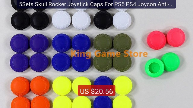 5Sets Skull Rocker Joystick Caps For PS5 PS4 Joycon Anti-slip Butt... Best Deal 2026 | Shop Now!