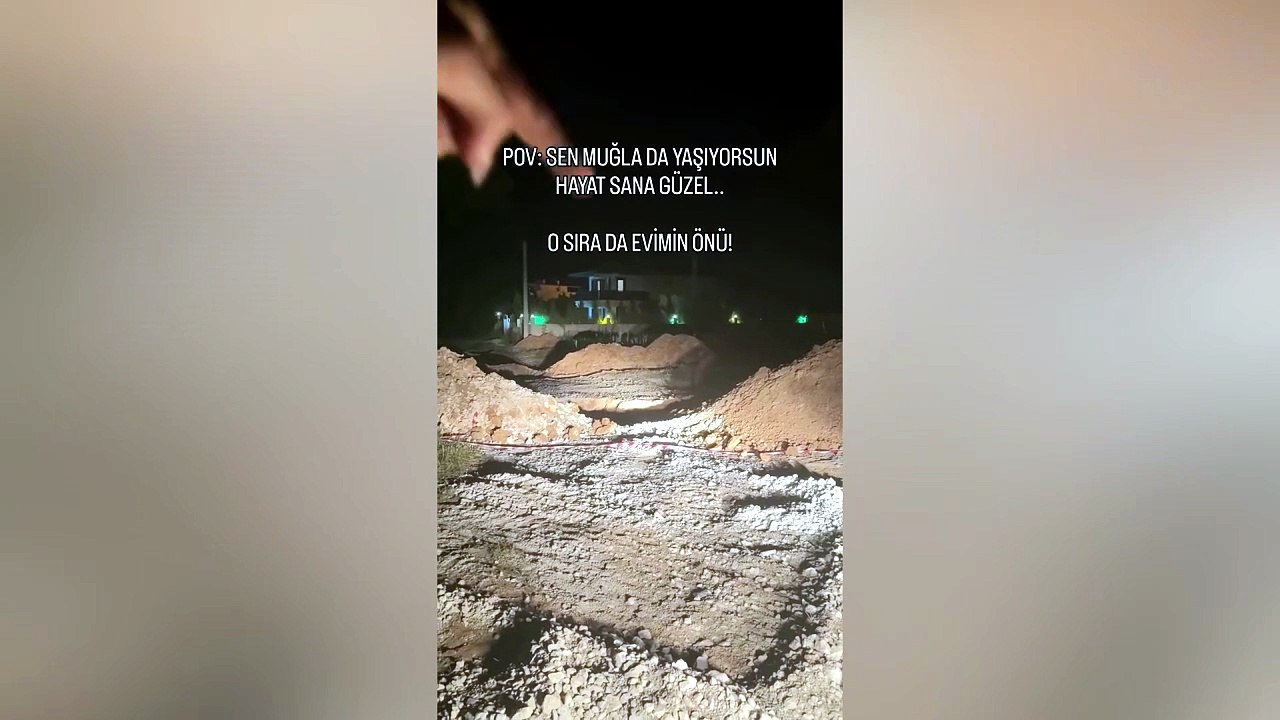 Menteşe’de Altyapı Çilesi: “Evimize Can Tehlikesiyle Giriyoruz”