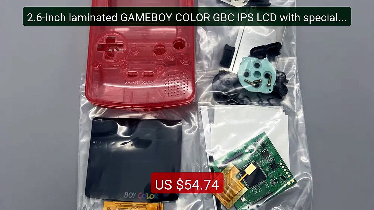 2.6-inch laminated GAMEBOY COLOR GBC IPS LCD with special shell -- Amazing Value 2026 | Must Have!