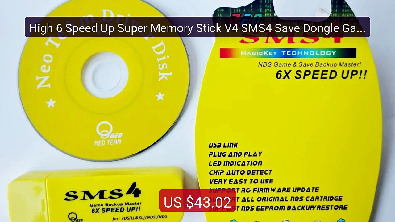 High 6 Speed Up Super Memory Stick V4 SMS4 Save Dongle Game... -- Top Pick 2026 | Unbeatable Price!