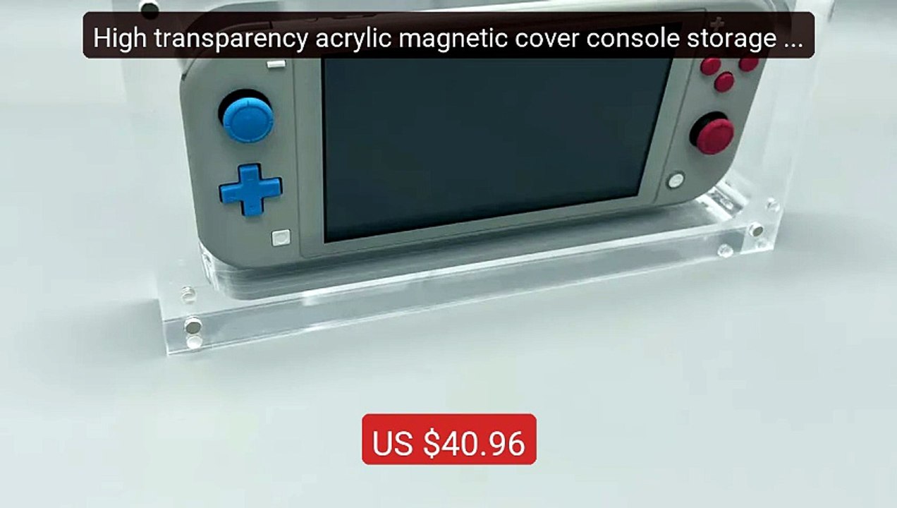 High transparency acrylic magnetic cover console storage box for N... -- Best Deal 2026 | Shop Now!